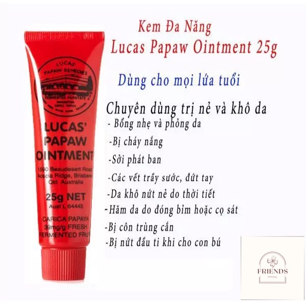 Kem dưỡng đa năng Lucas Papaw Ointment