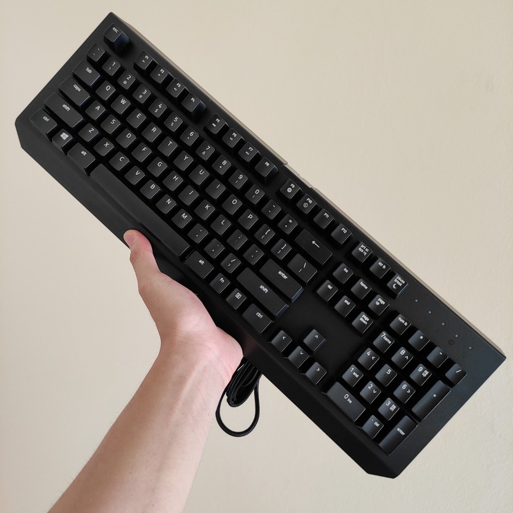 Bàn phím cơ game Razer Blackwidow - Bàn phím cơ chơi game giá rẻ chính hãng không led rgb