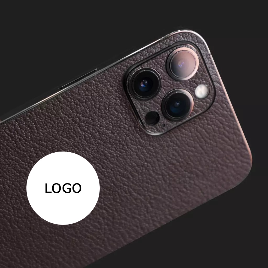 MIẾNG DÁN DA LƯNG VIỀN MÀU NÂU IPHONE 15 PRO MAX 14 PRO MAX 13 PRO MAX 12 PROMAX 11 MINI