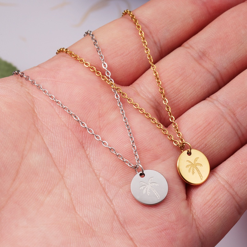 Vòng cổ Mặt Cây Dừa NE047