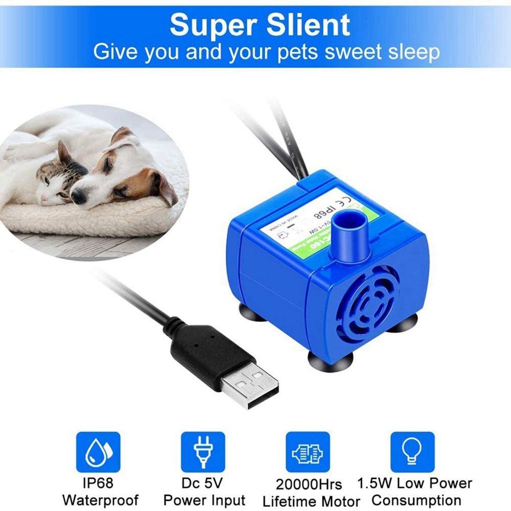 JARRED Vòi Bơm Uống Nước Tự Động Mini Thay Thế Tiện Dụng Cho Thú Cưng