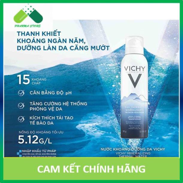 Xịt Khoáng VICHY EAU THERMALE MINERALIZING THERMAL WATER!