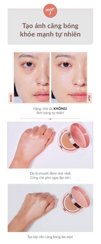 [Cam kết chính hãng] Set 2 lõi CLIO Kill COVER GLOW CUSHION SPF50+ PA+++ | BigBuy360 - bigbuy360.vn