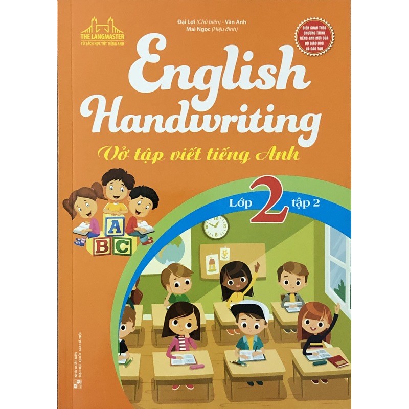 Sách - English Handwriting - Vở Tập Viết Tiếng Anh Lớp 2 Tập 2