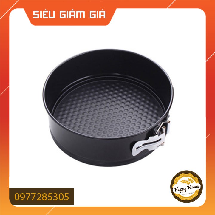 Khuôn tròn chống dính CHẤT LƯỢNG CAO đế rời có khóa 8inch