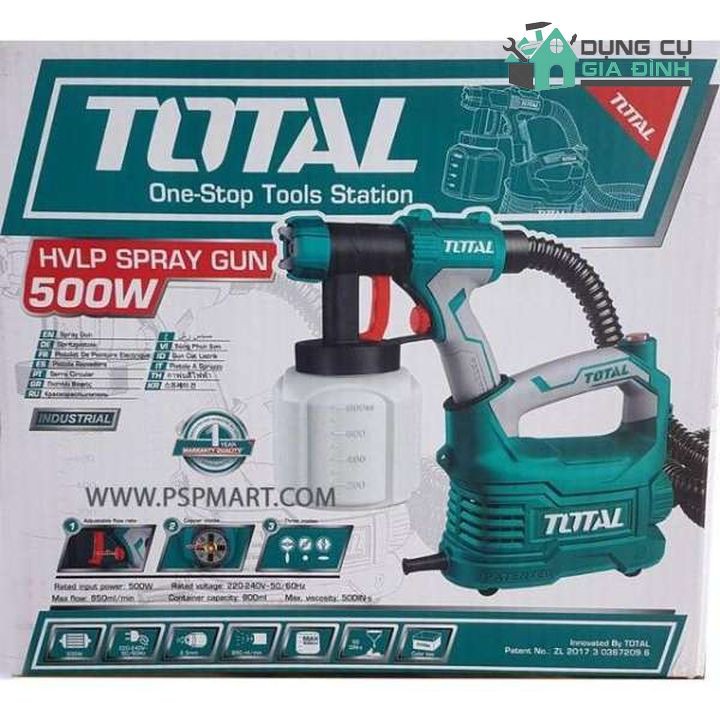 Máy phun sơn dùng điện (500W) Total TT5006