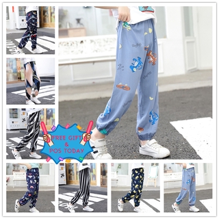 Quần Dài Lưng Thun Co Giãn Ống Túm Thời Trang Cho Bé