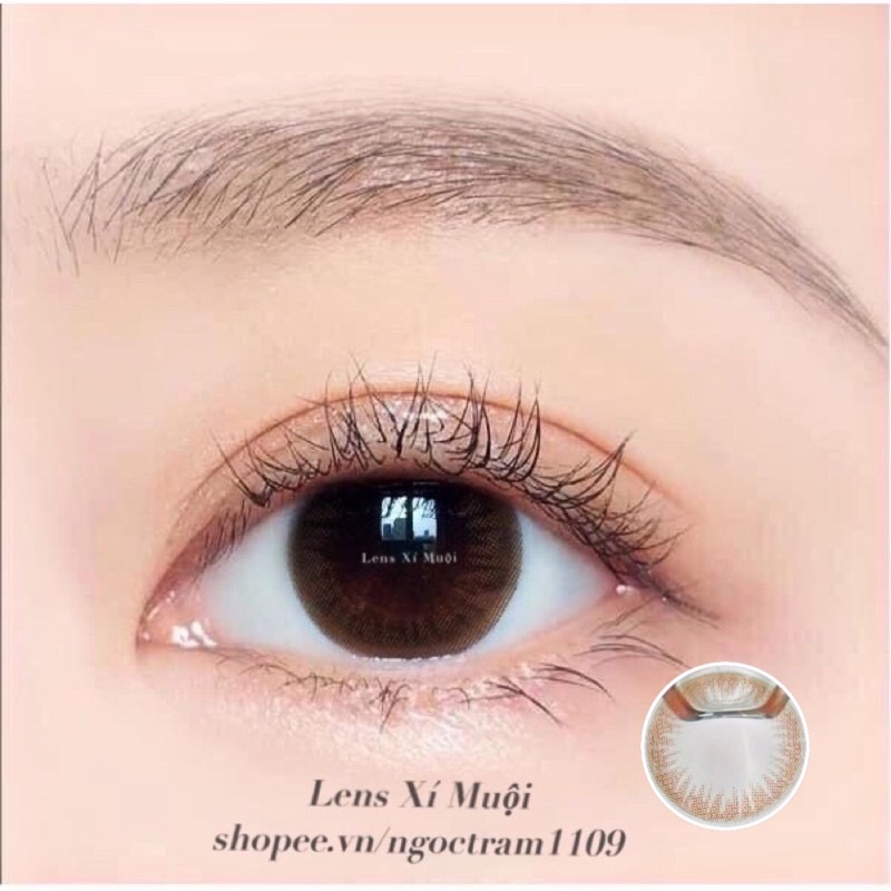 Lens nâu tự nhiên Mini Clear(0-5 độ)