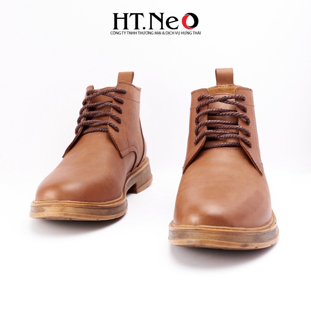 Giày boot nam HT.NEO Da bò thật 100%, đế đúc cao su nguyên khối chống trơn trượt, phong cách mạnh mẽ bụi bặm DN32-VB | WebRaoVat - webraovat.net.vn