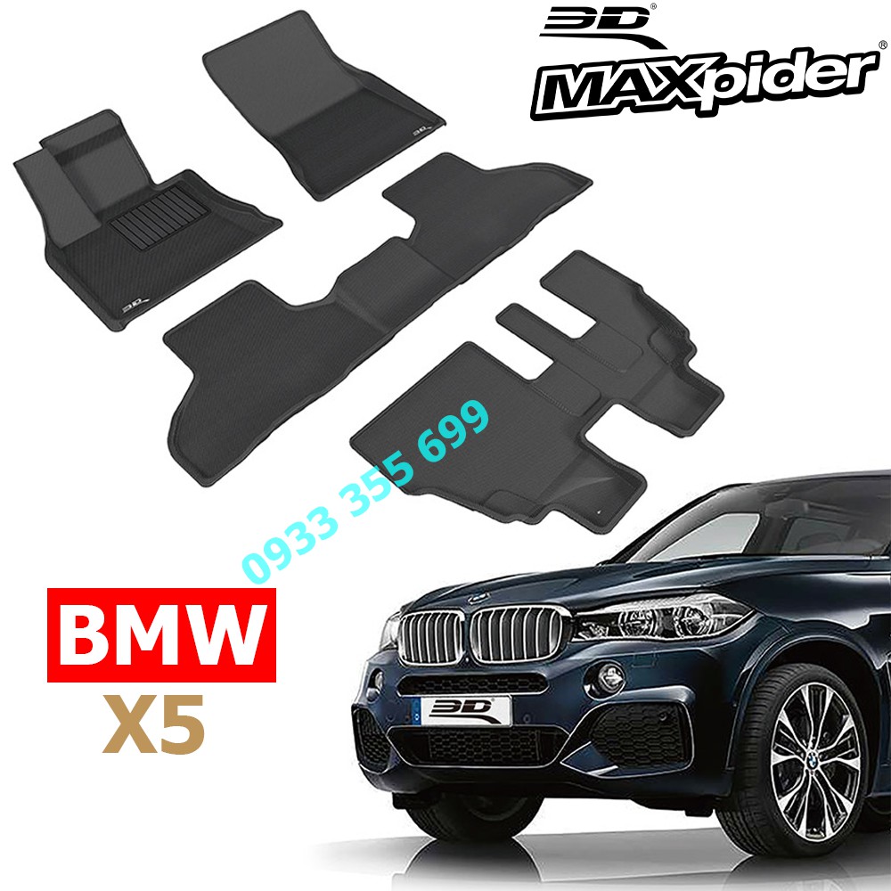 Thảm Lót Sàn BMW X5 chính hãng 3D MAXpider KAGU