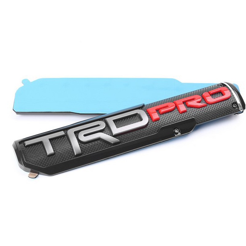 Set 2 miếng dán logo TRD Pro trang trí xe hơi Toyota Tacoma tundra