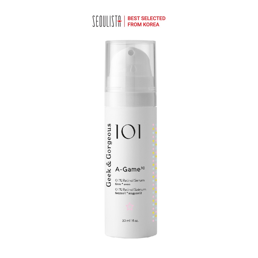 Tinh Chất Chống Lão Hóa Tái Tạo Da Geek&Gorgeous A-Game 10 30ml