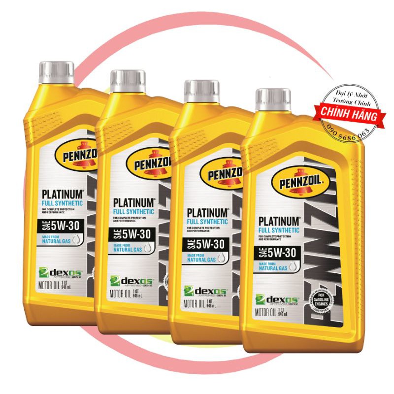 Nhớt Pennzoil 5W30 cao cấp nhập khẩu USA dành cho xe ga đời mới