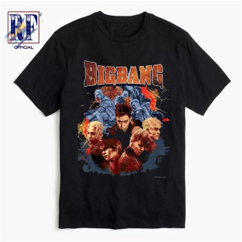 Kpop G DRAGON BIGBANG DISTRO Áo Thun cotton Cỡ Lớn Màu Đen Hình Nhạc rap Hip Hop kpop rap rap vintage Bán Chạy Nhất Cho Nam Và Nữ 30s 24s / Size Lớn 30s / 24s Màu Đen Thích Hợp Để Chơi Nhạc 30s 24 Âm Nhạc Quá Khổ