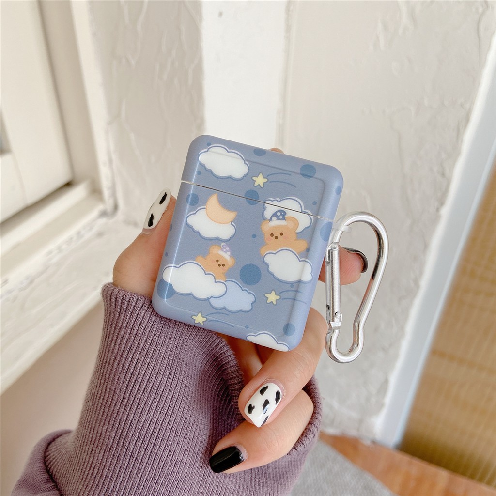 Vỏ Đựng Bảo Vệ Hộp Sạc Tai Nghe Airpods Hình Đám Mây Xinh Xắn