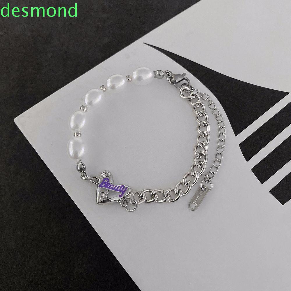 Vòng Đeo Tay Bằng Hợp Kim Đính Ngọc Trai Có Thể Điều Chỉnh Phong Cách Hàn Quốc Cổ Điển Dành Cho Nữ