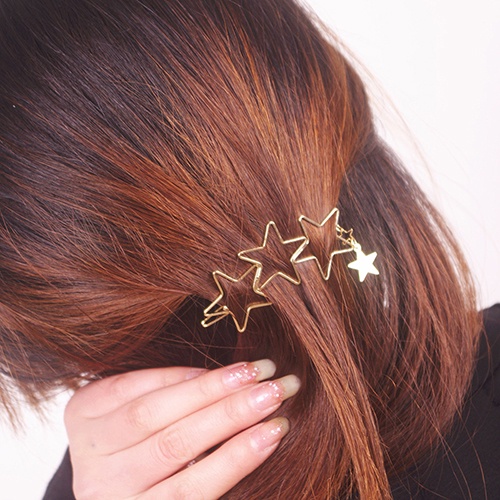 Kẹp tóc hình ngôi sao thiết kế xinh xắn dành cho phái nữ