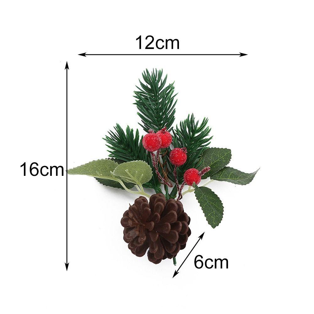 Set 4 Nhánh Quả Mọng Đỏ Trang Trí Cây Thông Noel
