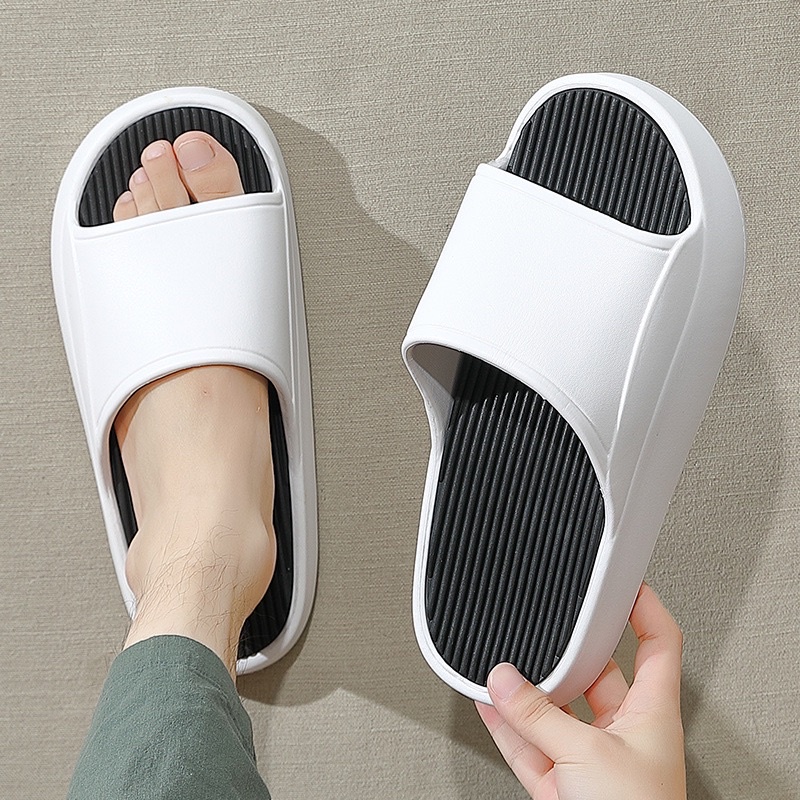 Dép nữ đi trong nhà đế bánh mì đế cao quai ngang kiểu basic BRATINA DL001