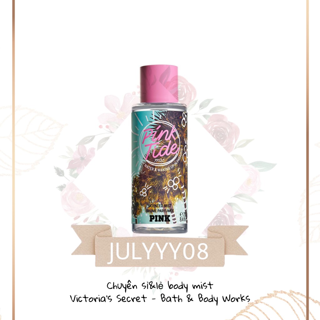 Xịt Thơm Body Mist Victoria’s Secret Pink Tide 30ml/50ml/100ml +jɥȽÿ08+