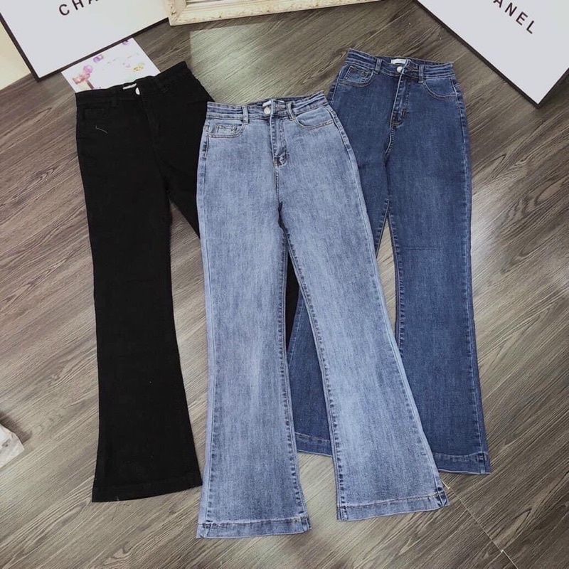 QUẦN JEAN NỮ ỐNG LOE CẠP CAO,CO GIÃN,GIÁNG DÀI | BigBuy360 - bigbuy360.vn