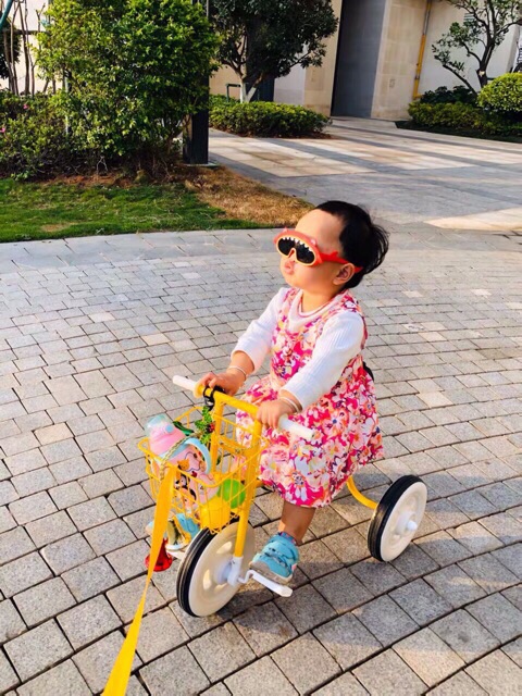 Xe đạp 3 bánh kiểu Nhật cute cho các bé nhé các mom