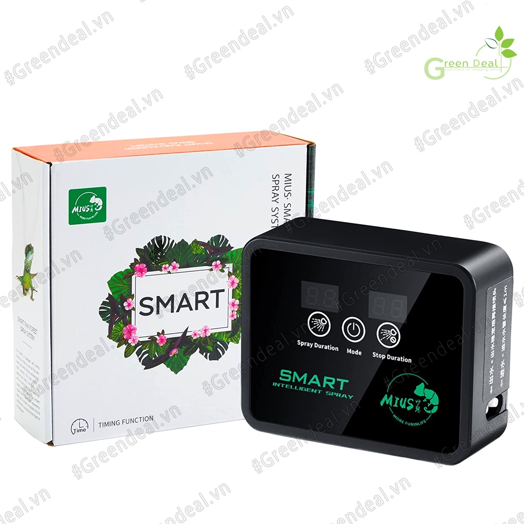 MIUS - Smart Rainforest Spray System | Máy phun sương mini cho hồ bán cạn, tiểu cảnh, chuồng nuôi bò sát