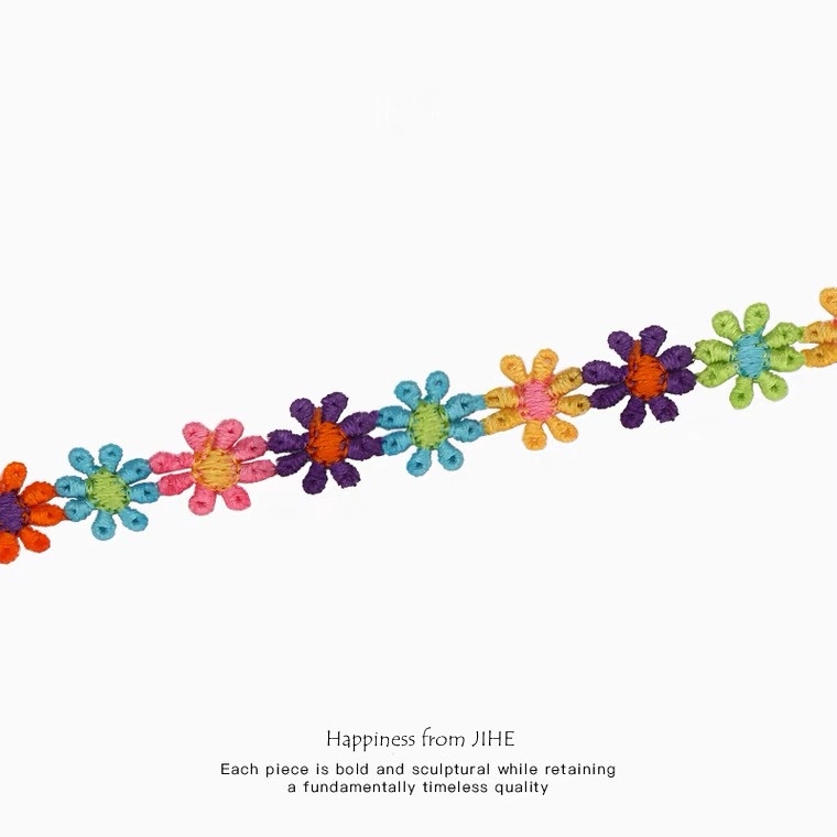 Vòng Cổ Choker Ren Hoa Thủ Công Thời Trang Xuân Hè Hàn Quốc Cho Nữ