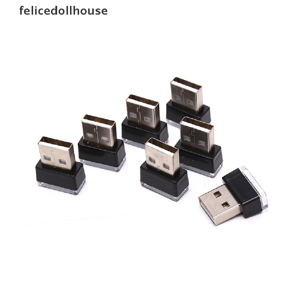Bóng Đèn LED USB Mini Ánh Sáng Neon Trang Trí Nội Thất Xe Hơi