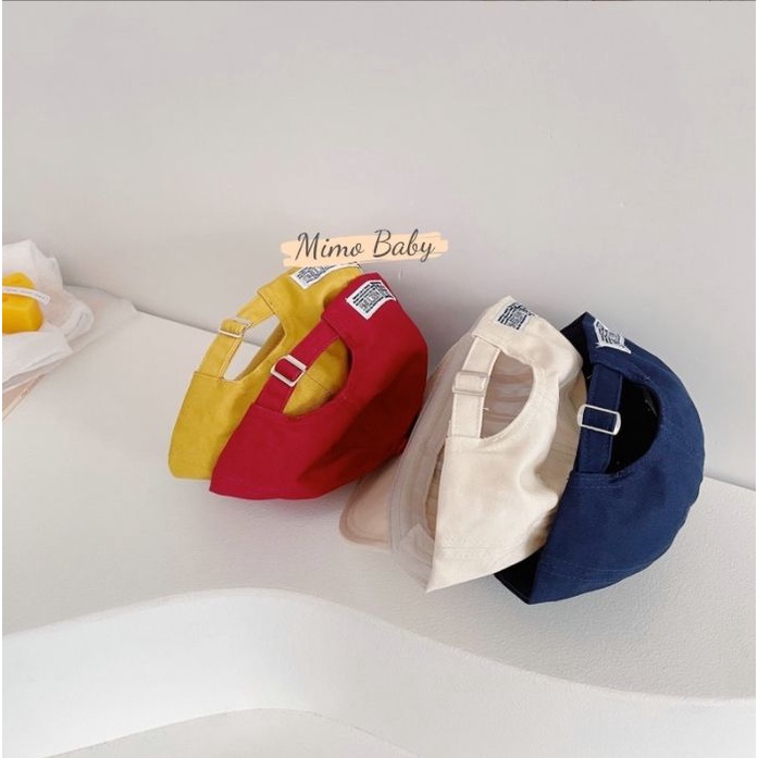 Mũ lưỡi trai vải mềm in hình chữ cái dễ thương cho bé MH122 Mimo Baby