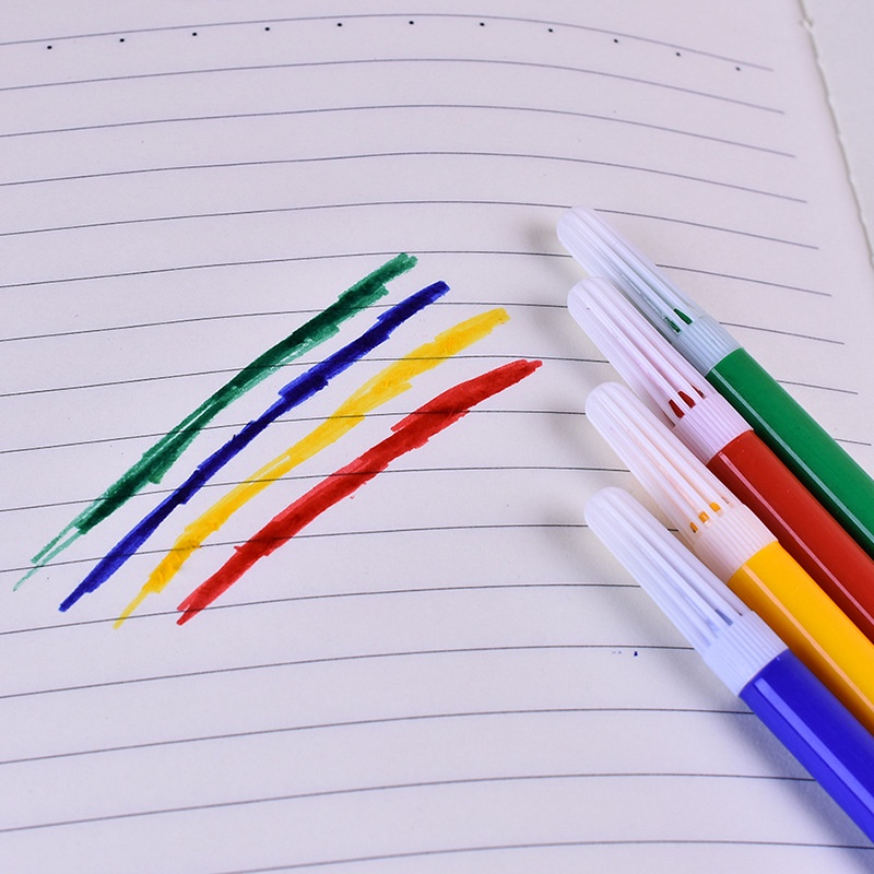 Bộ 4 Bút Màu Nước Ngòi 8.5cm Vẽ Tranh Hình Quả Trứng Cho Trẻ Em Màu Sắc