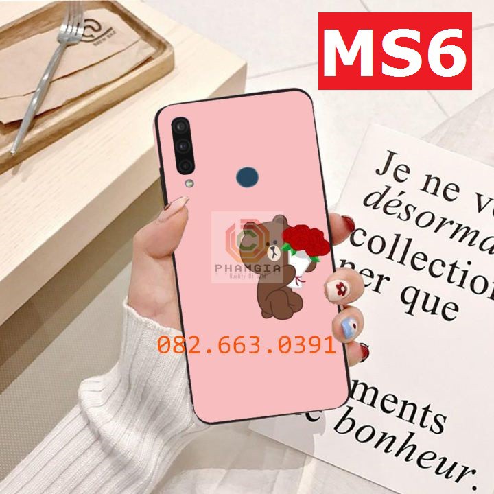 Ốp lưng Vsmart Joy 3 ép kính chống bể hình dễ thương