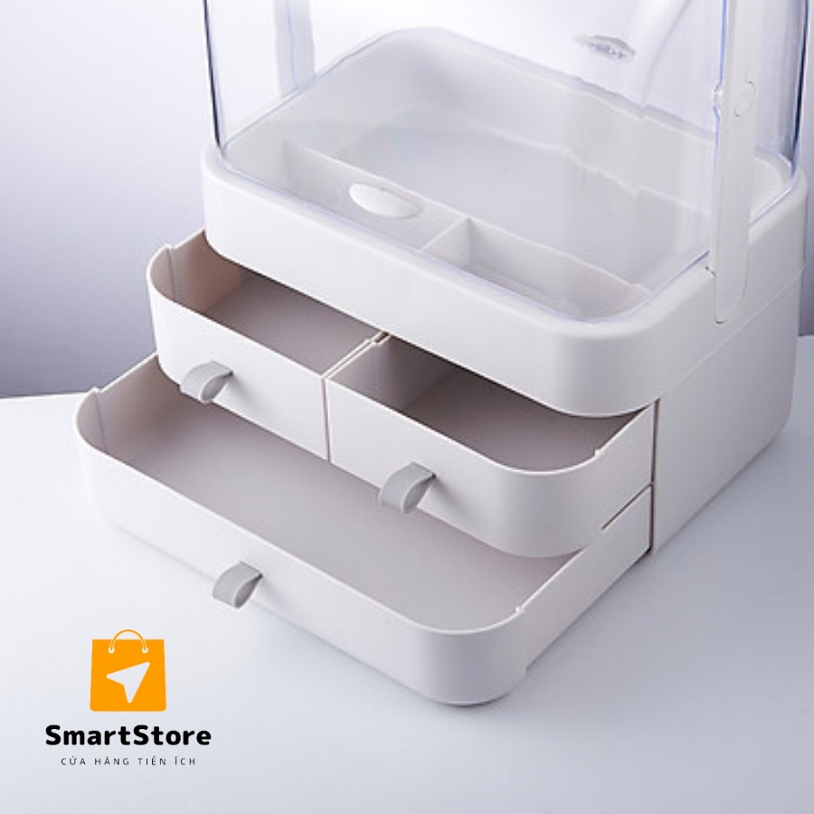 HỘP ĐỰNG MỸ PHẨM CÓ QUAI XÁCH NHIỀU NGĂN TIỆN LỢI