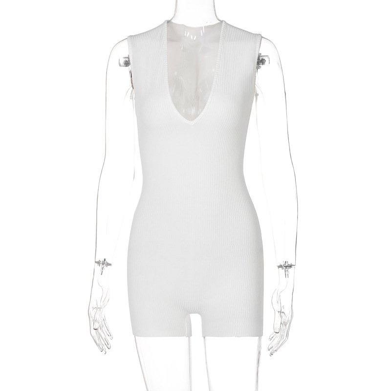 Jumpsuit Sát Nách Thiết Kế Cổ Chữ V Quyến Rũ | BigBuy360 - bigbuy360.vn