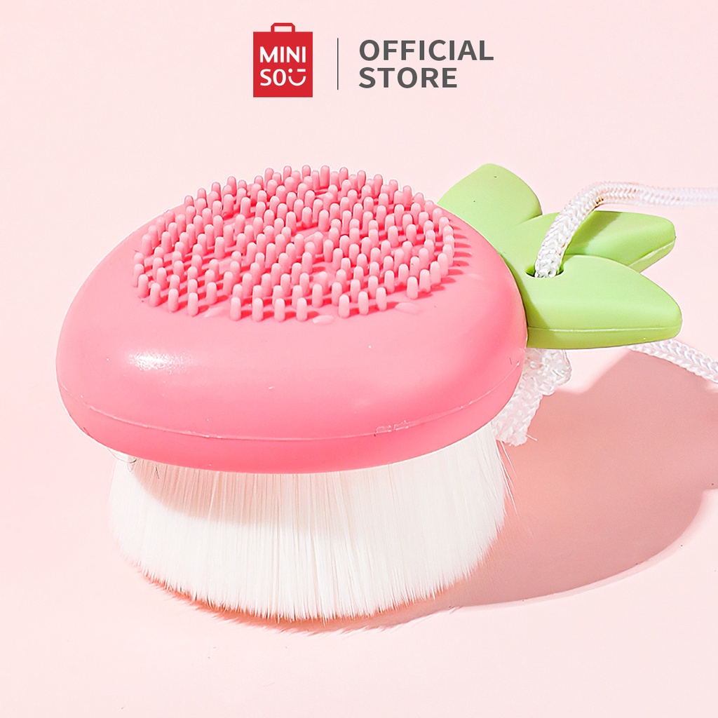Bàn chải làm sạch da mặt MINISO Fruit Series (Dâu tây)
