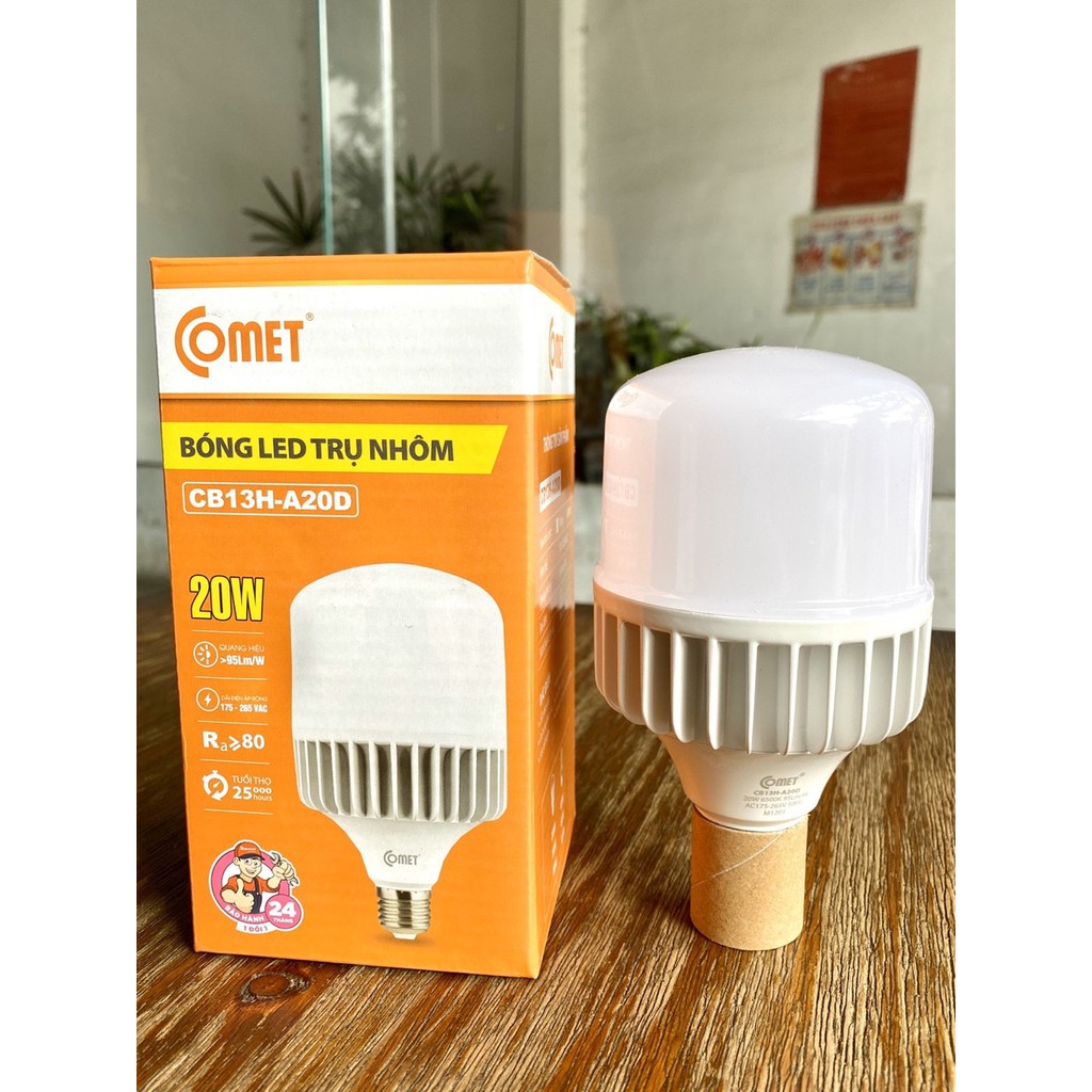 Bóng bulb led trụ nhôm COMET CB13H-A (nhiều công suất)