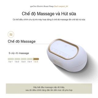 Máy hút sữa điện đôi SPECTRA DUAL COMPACT / Spectra Compact