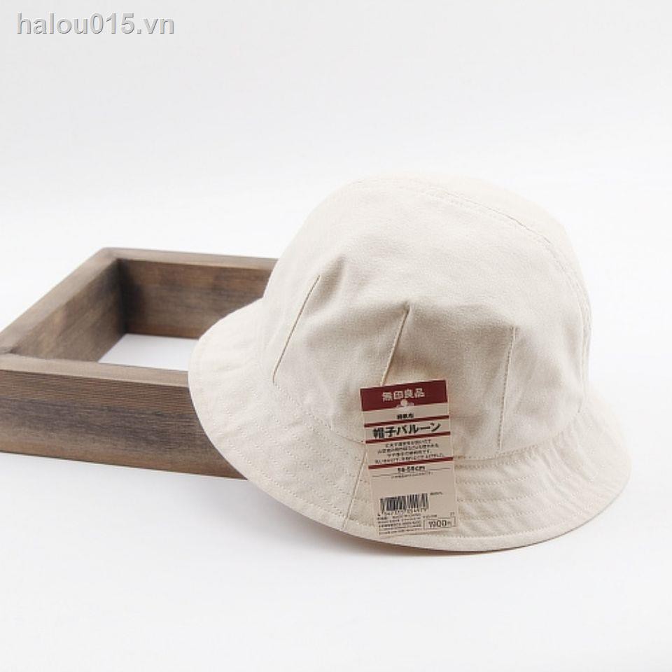 Mũ ngư dân từ cotton thời trang mùa hè phong cách Nhật Bản cho nam và nữ