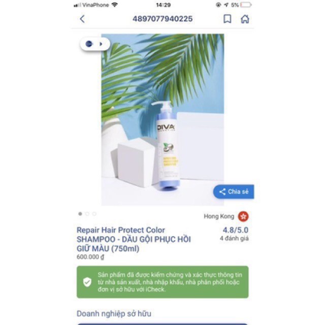 Dầu gội collagen phục hồi kiềm dầu sạch gàu mềm mượt tóc hư tổn khô sơ cặp gội xả Diva Xanh chính hãng 500ml – 750ml | BigBuy360 - bigbuy360.vn