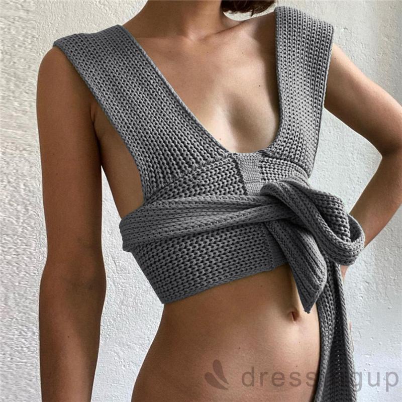 Áo sát nách màu trơn thiết kế độc đáo cá tính thời trang cho nữ