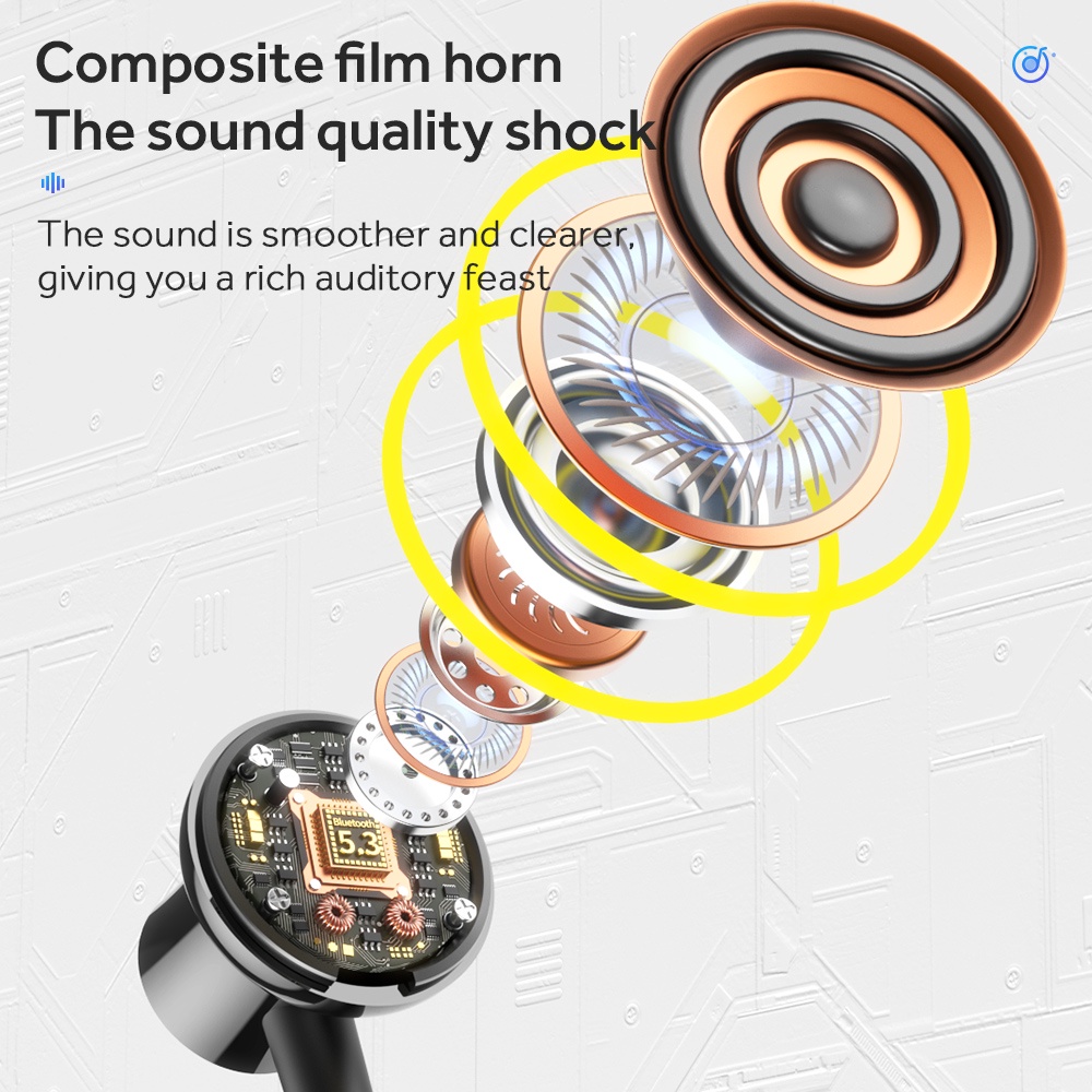 Tai Nghe Bluetooth Không Dây 100 Giờ Có Mic Và Nam Châm Kiểu Dáng Thể Thao Cho Điện Thoại IOS Android