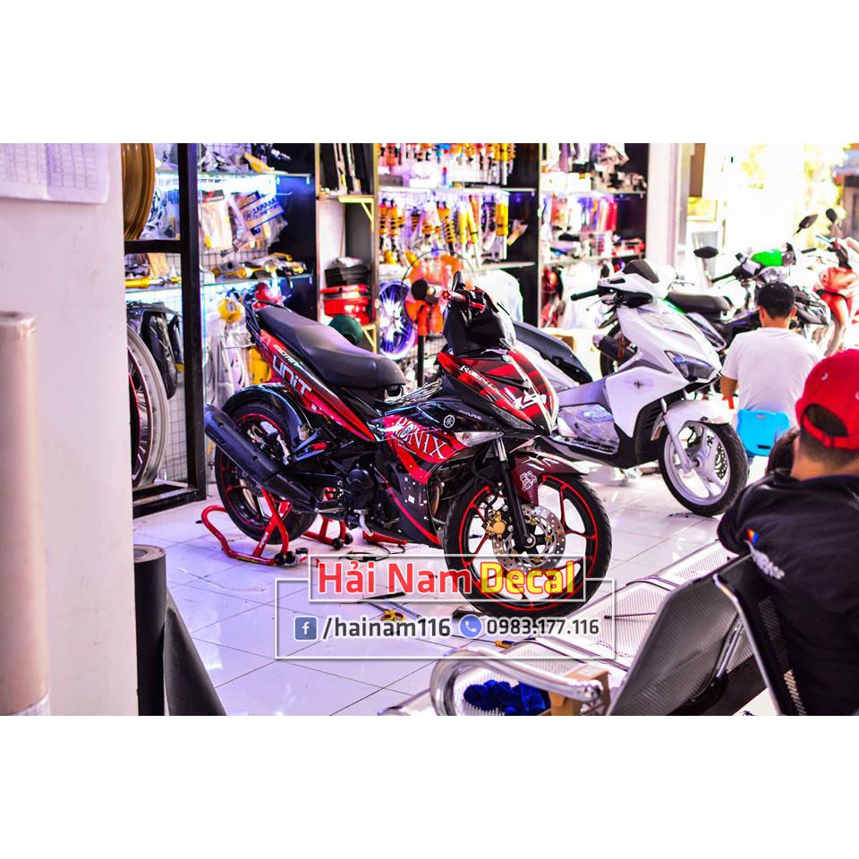 Tem Trùm Exciter 150 Đỏ Đen Unit