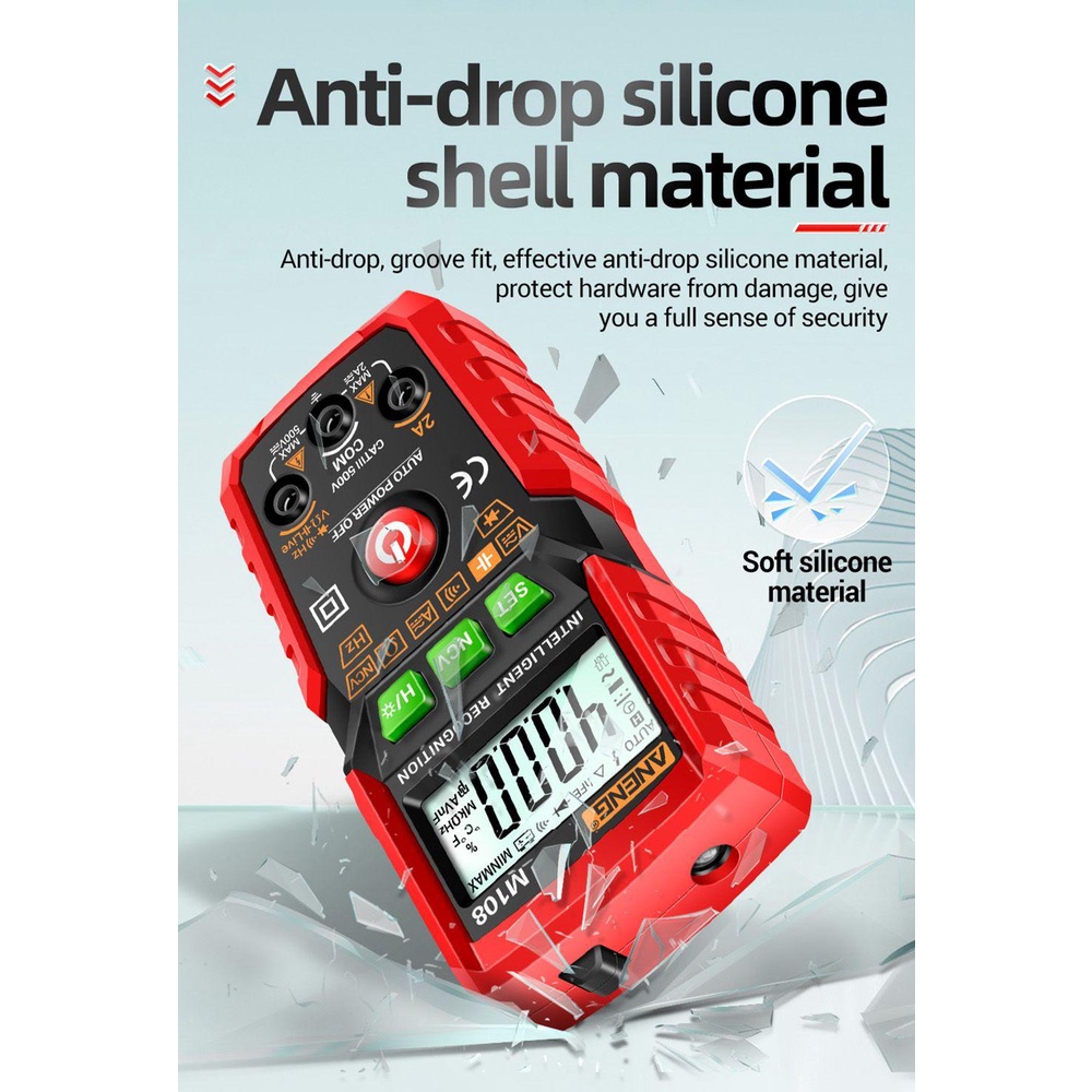 Đồng Hồ Đo Vạn Năng Kỹ Thuật Số Thông Minh ANENG M108 / M107 4000 count AC / DC