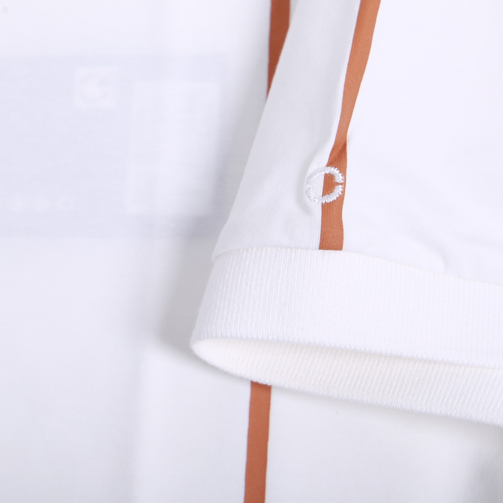 OWEN - Áo polo ngắn tay Bodyfit Trắng - APV220635