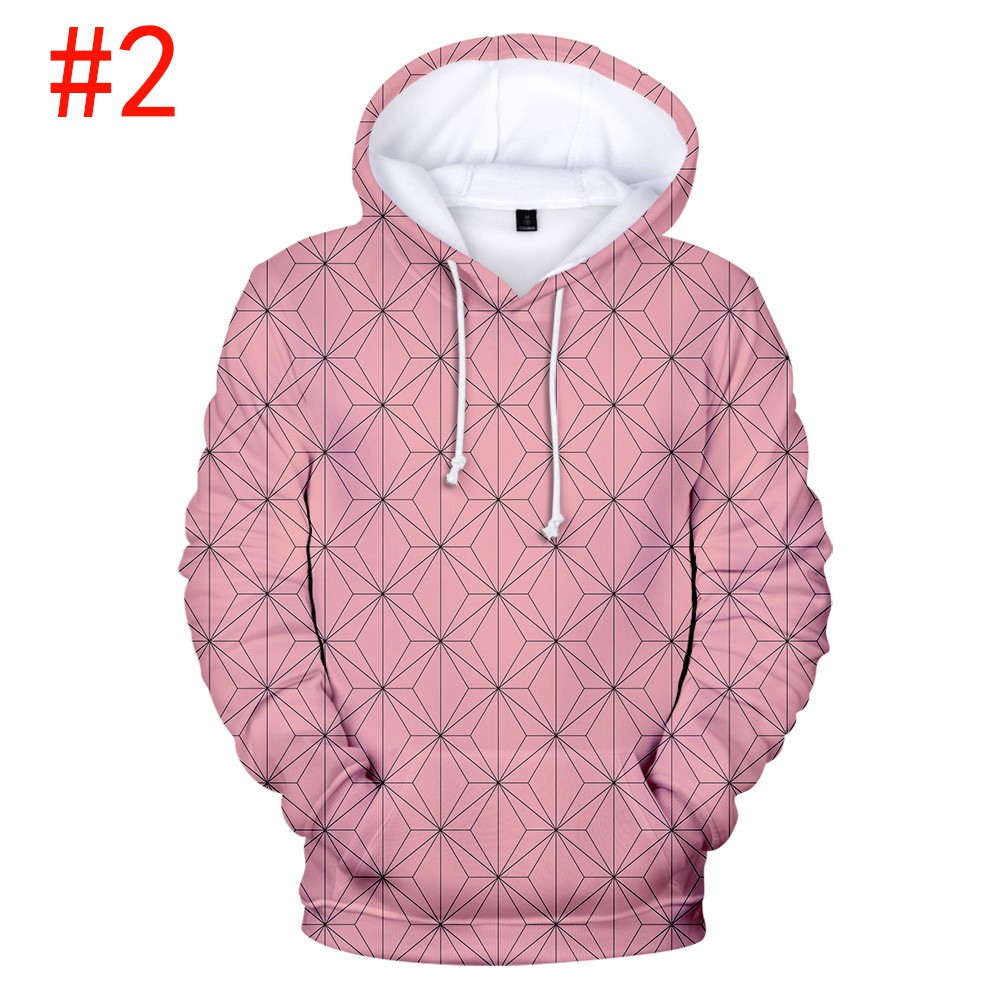Áo hoodie tay dài in họa tiết Kimetsu no Yaiba 3D cho nam | BigBuy360 - bigbuy360.vn