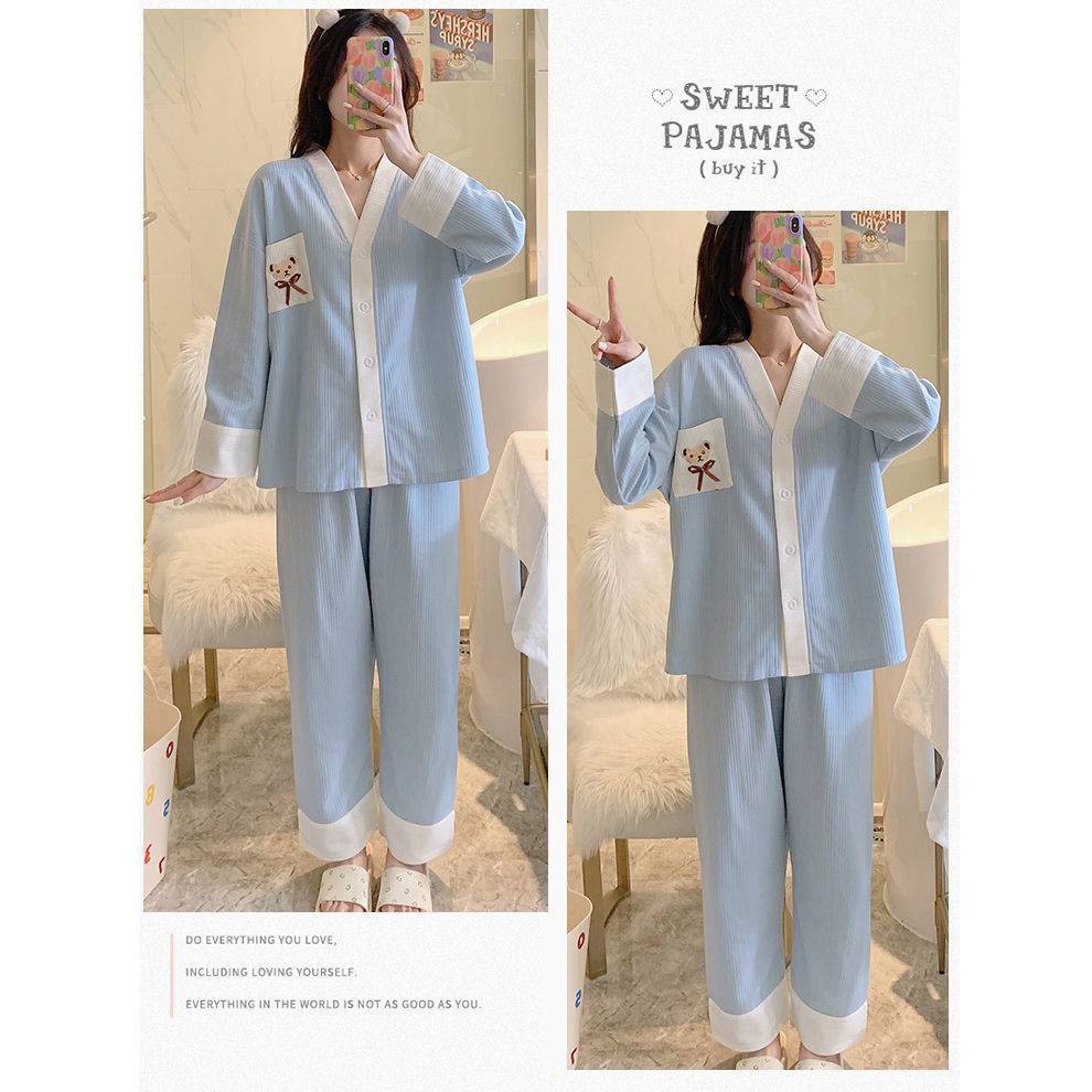 Đồ Ngủ Nữ Cao Cấp Guu Cotton Dài Tay Công Chúa Dễ Thương BDTD03 | WebRaoVat - webraovat.net.vn