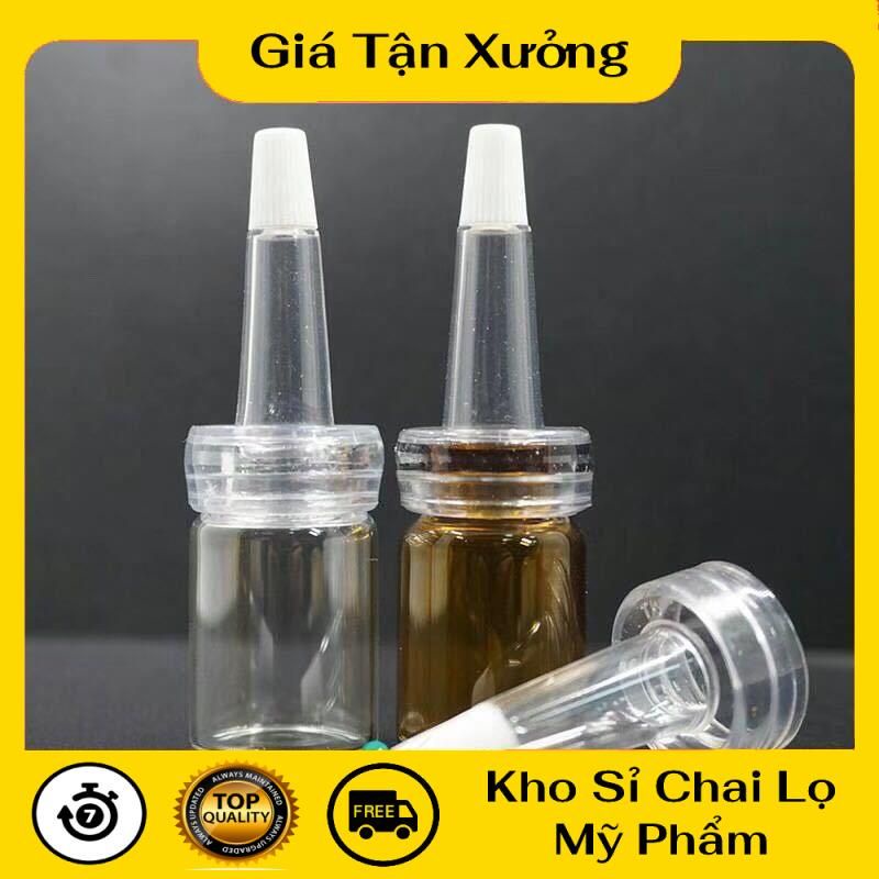 Lọ Chiết Serum ❤ TRÙM SỈ ❤ Lọ Chiết Tế Bào Gốc, Tinh Chất, Serum [5ml,10ml] bộ 3 nút đựng tinh chất, phụ kiện du lịch