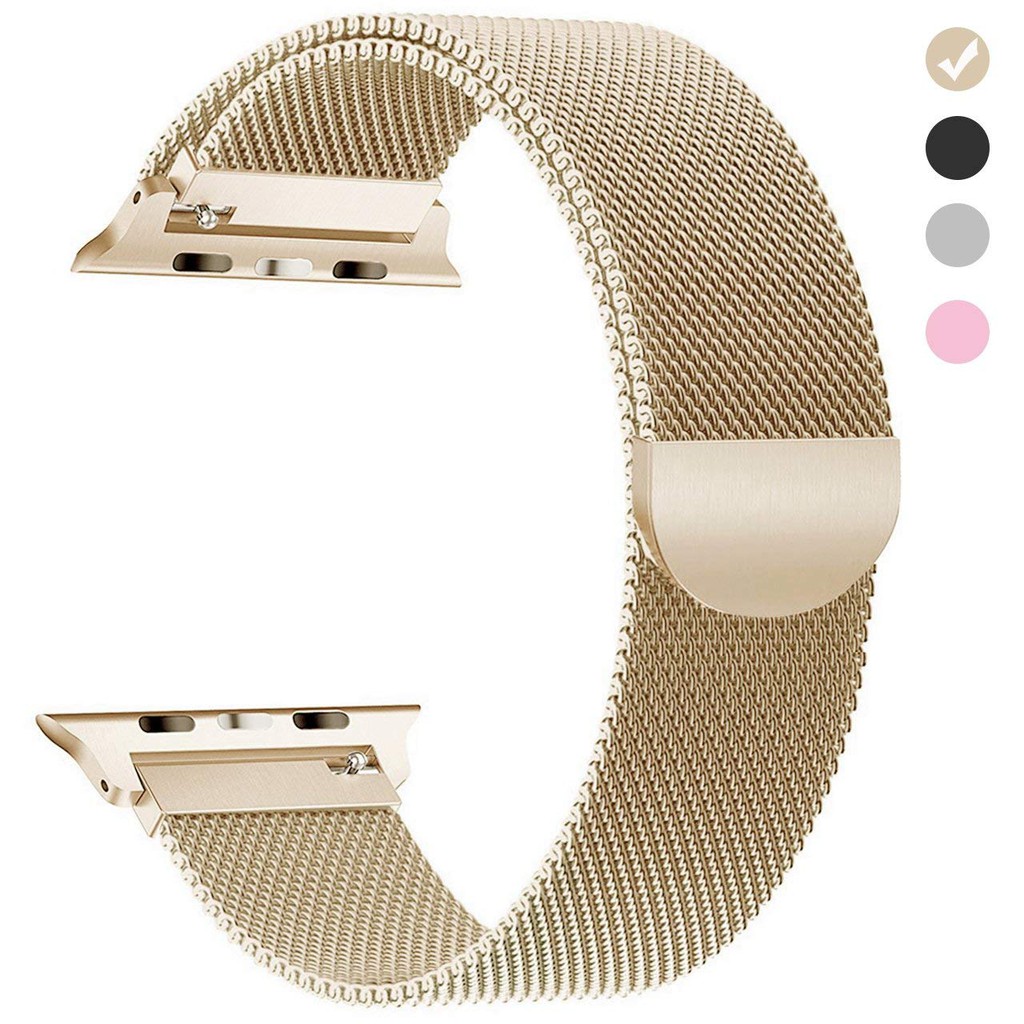 Apple Milanese Watch Band Series 6 1/2/3/4/5, 38/40/42/44mm Milanese Loop for iWatch SE