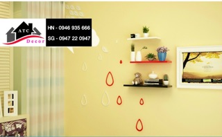 3 đợt gỗ trang trí 40,50,70