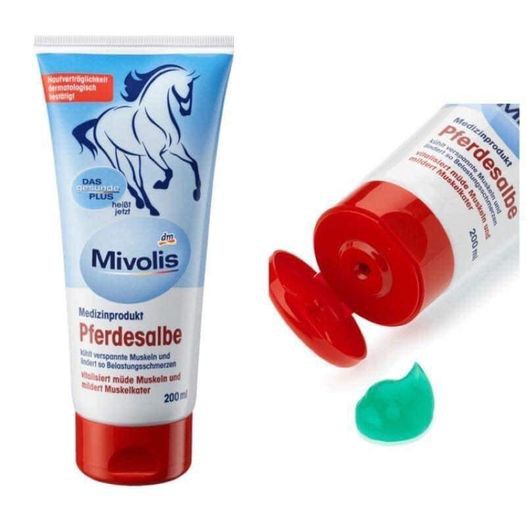 Cao ngựa xoa bóp Mivolis 200ml Đức